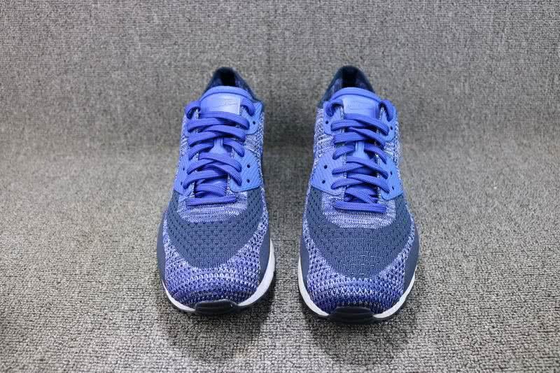 Nike Air Max 90 Ultra 2.0 Flyknit Blue Shoes Men 4