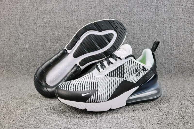 Nike Air Max 270 Men White Black Shoes  1