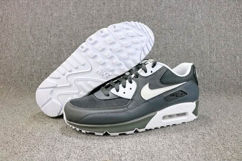  Nike Air Max 90 Essential White Grey Shoes Men 1