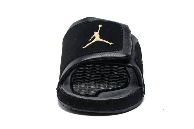 Air Jordan 2  Slipper Black And Gold Men 4