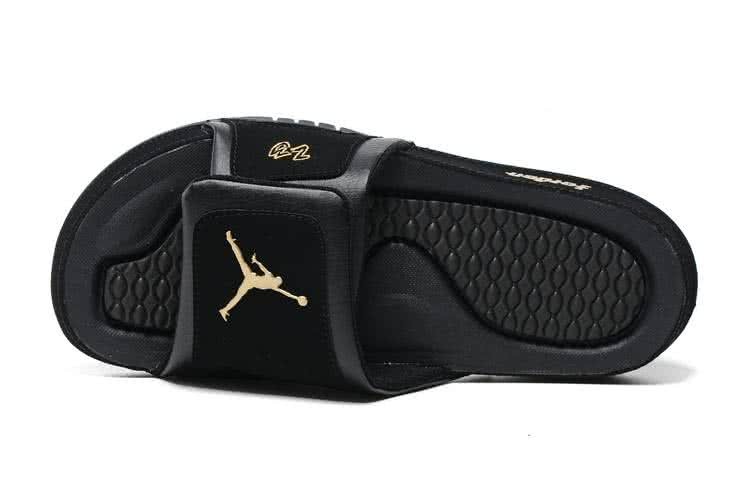Air Jordan 2  Slipper Black And Gold Men 5