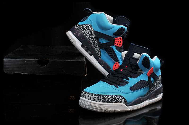 Air Jordan 1 Shoe Blue And Grey Men 2