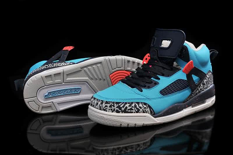 Air Jordan 1 Shoe Blue And Grey Men 5