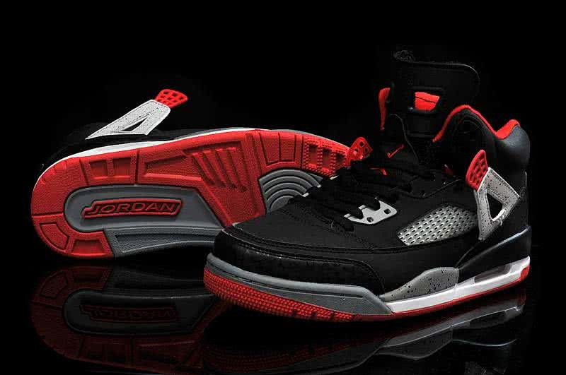 Air Jordan 1 Shoe Black And Red Men 3