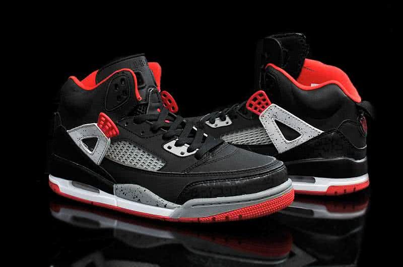 Air Jordan 1 Shoe Black And Red Men 4