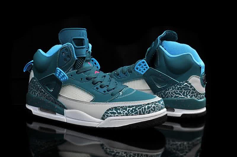 Air Jordan 1 Shoe Blue Grey And White Men 4