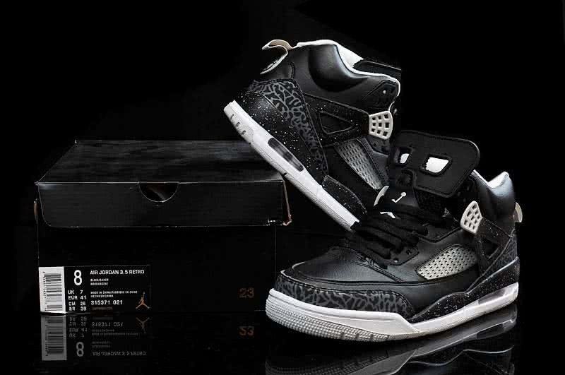 Air Jordan 1 Shoe Black And Grey Men 2