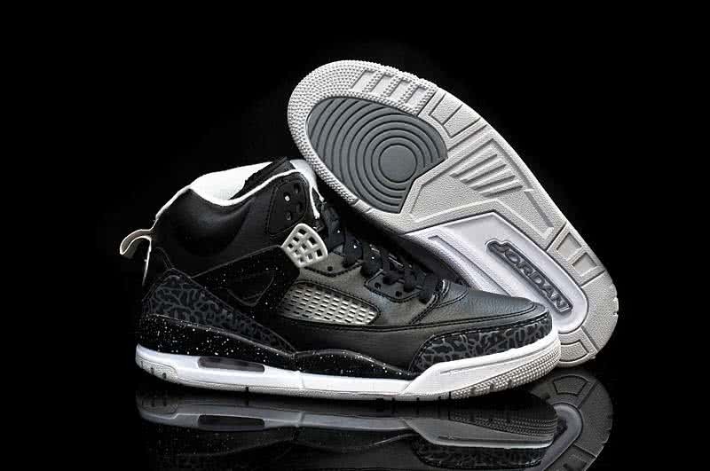 Air Jordan 1 Shoe Black And Grey Men 1