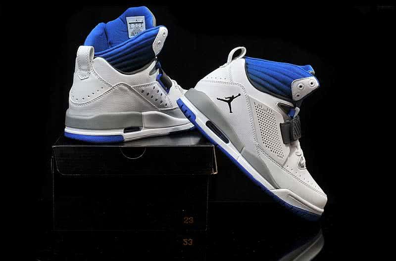 Nike Air Jordan 3 Flight 97 White And Blue Men 2