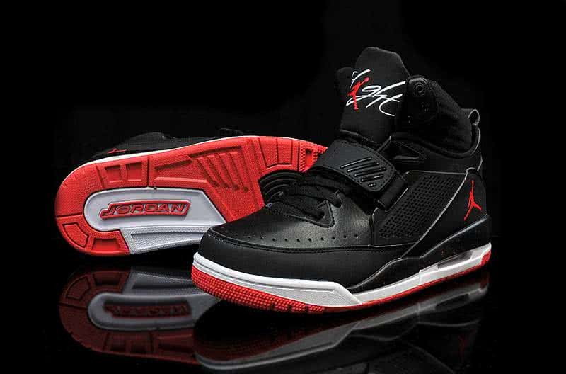 Nike Air Jordan 3 Flight 97 Black White And Red Men 1