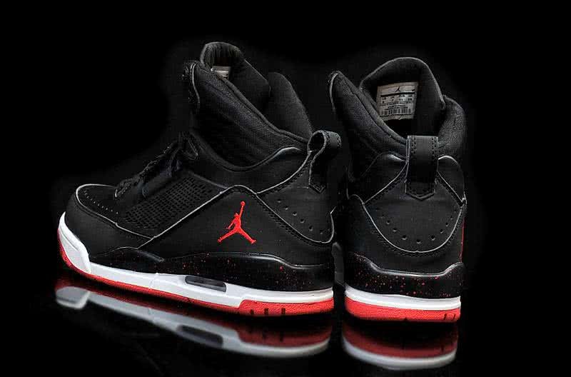 Nike Air Jordan 3 Flight 97 Black White And Red Men 5