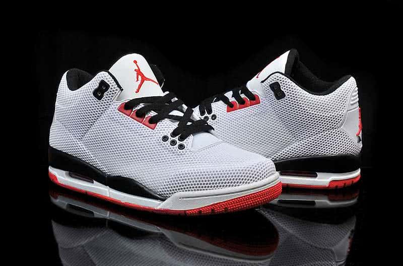 Air Jordan 3 Future Black Red And White Men 4