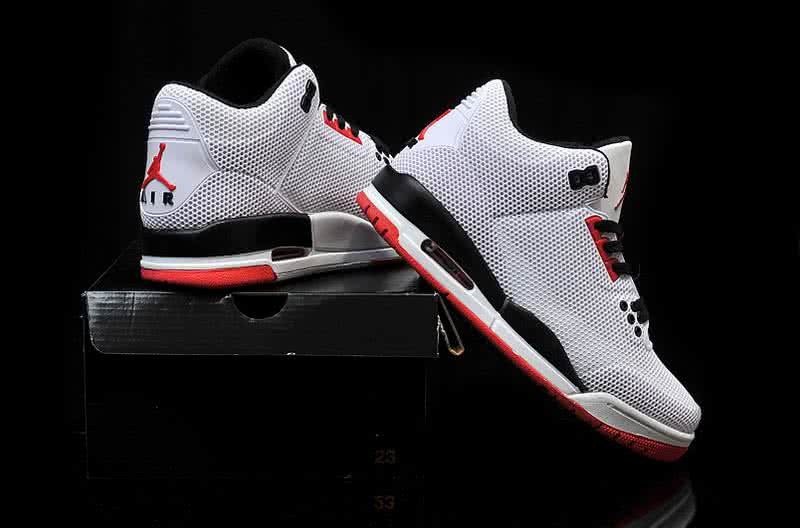 Air Jordan 3 Future Black Red And White Men 6