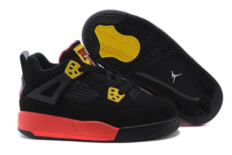 Air Jordan 3 Shoes Black Yellow And Red Children 1