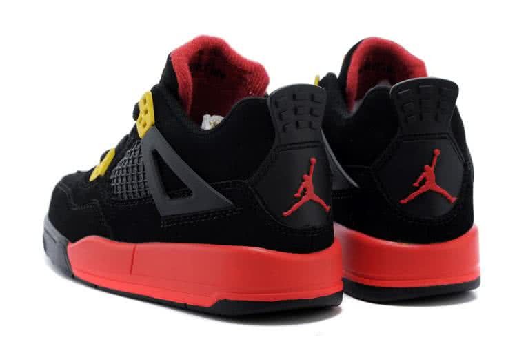 Air Jordan 3 Shoes Black Yellow And Red Children 5