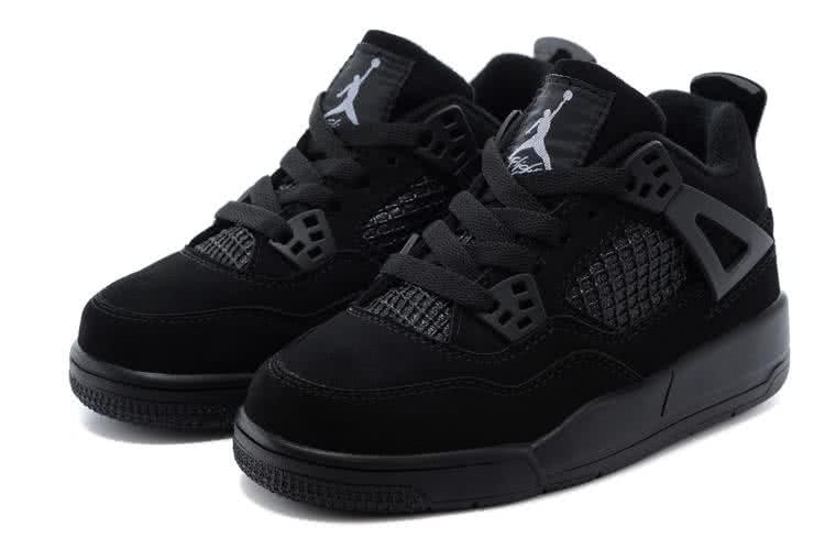 Air Jordan 3 Shoes Black Children 4