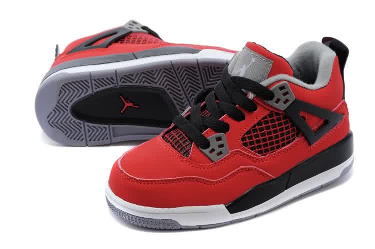 Air Jordan 3 Shoes Black Red And White Children 1