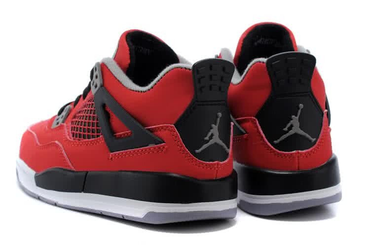 Air Jordan 3 Shoes Black Red And White Children 6
