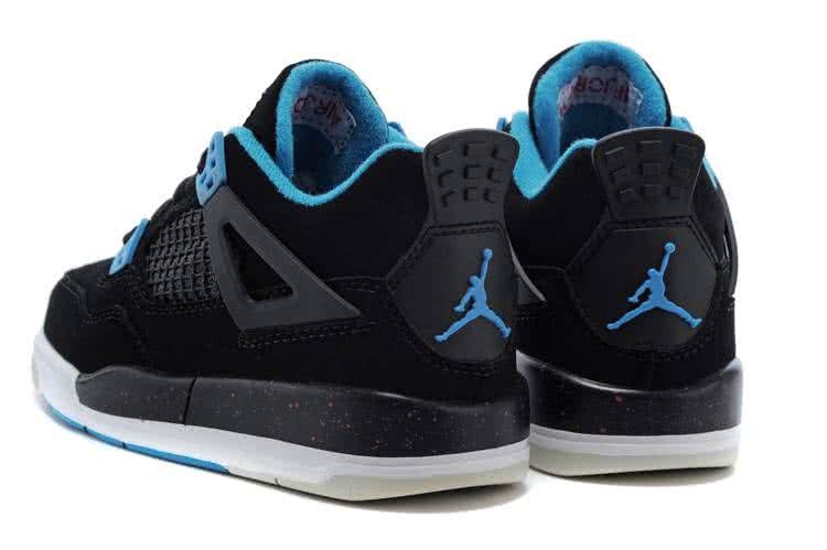 Air Jordan 3 Shoes Black Blue And White Children 6