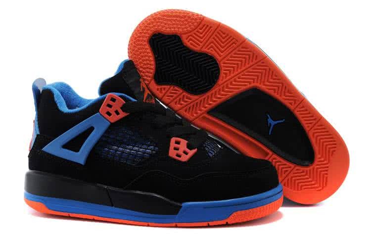 Air Jordan 3 Shoes Black Blue And Red Children 1