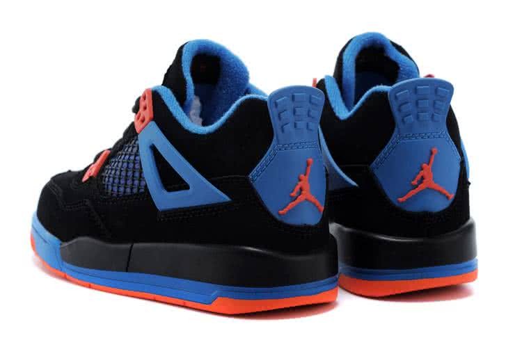 Air Jordan 3 Shoes Black Blue And Red Children 5
