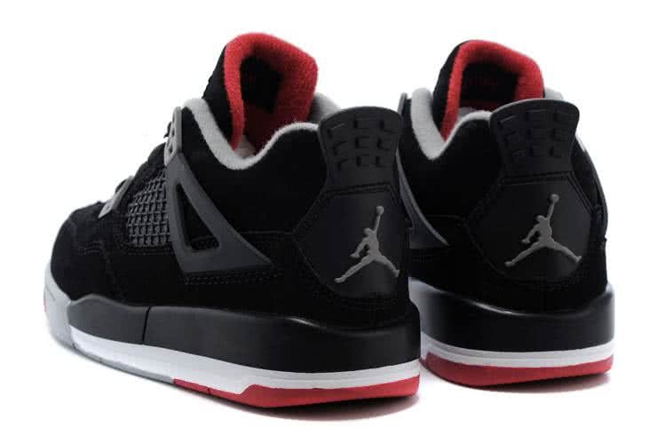 Air Jordan 3 Shoes Black Grey And Red Children 5