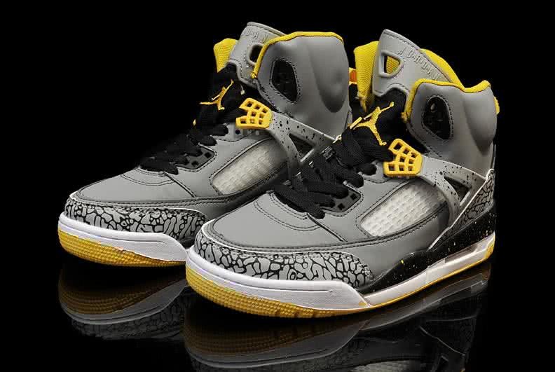 Air Jordan 3 Shoes Yellow And Grey Women 2