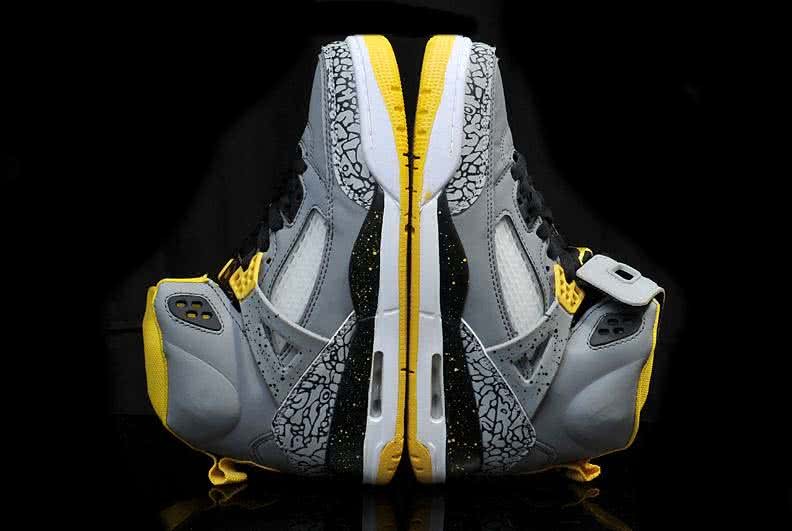 Air Jordan 3 Shoes Yellow And Grey Women 4