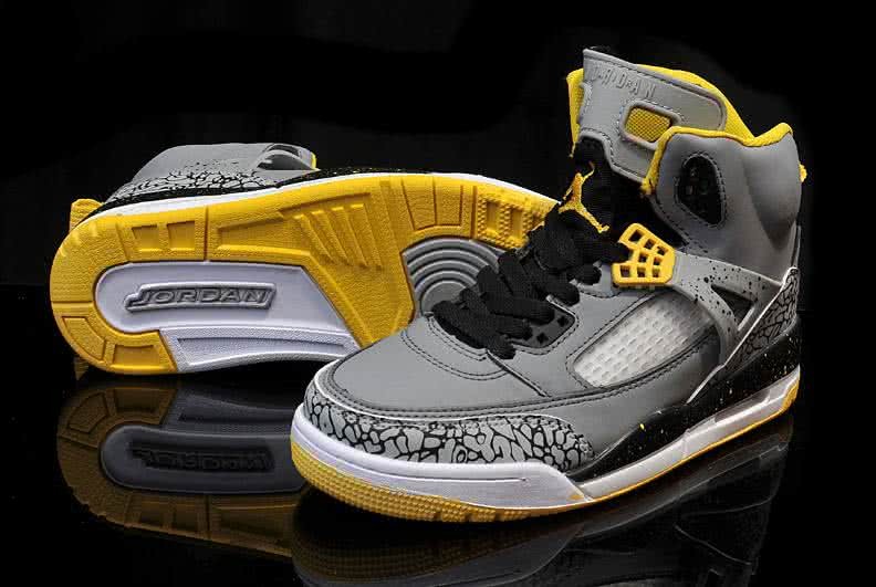 Air Jordan 3 Shoes Yellow And Grey Women 5