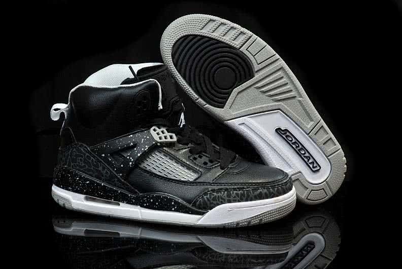 Air Jordan 3 Shoes Black And Grey Women 1