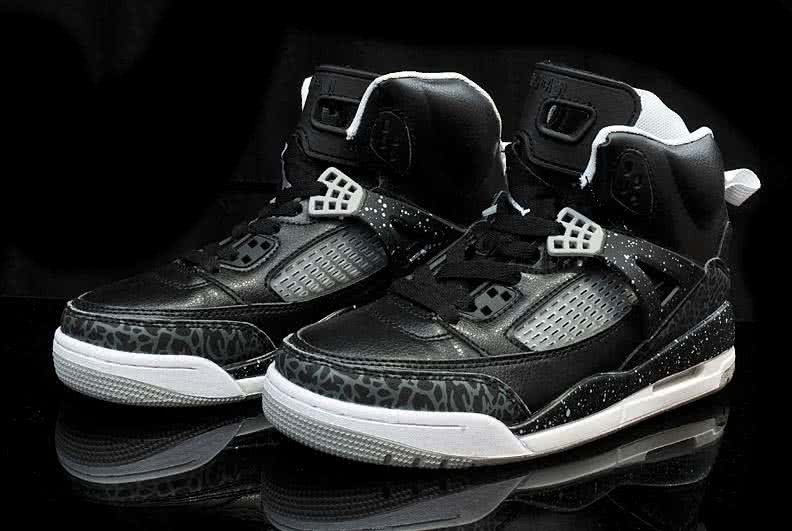 Air Jordan 3 Shoes Black And Grey Women 3