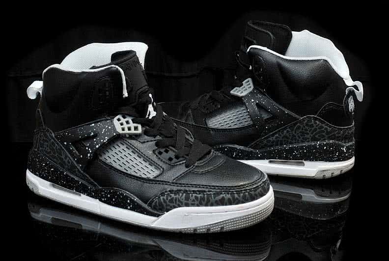 Air Jordan 3 Shoes Black And Grey Women 2