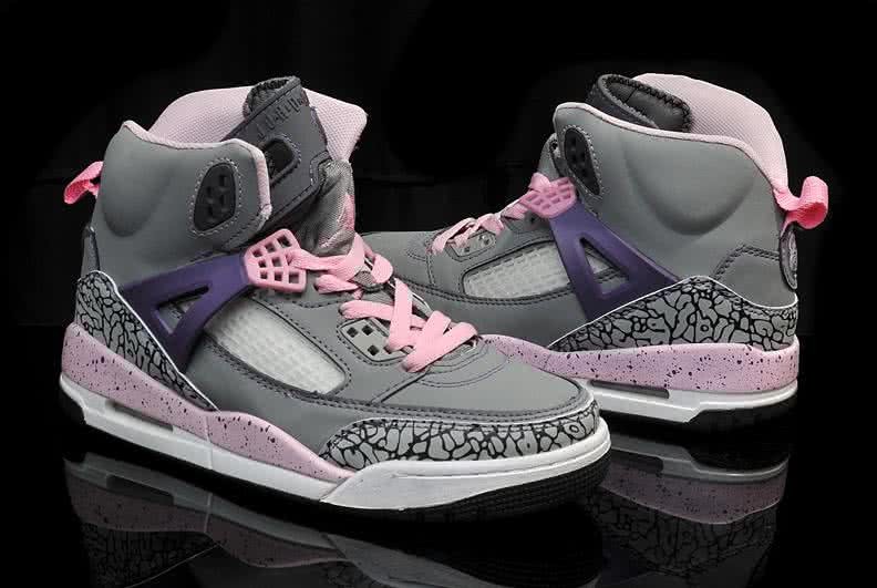 Air Jordan 3 Shoes Pink And Grey Women 3