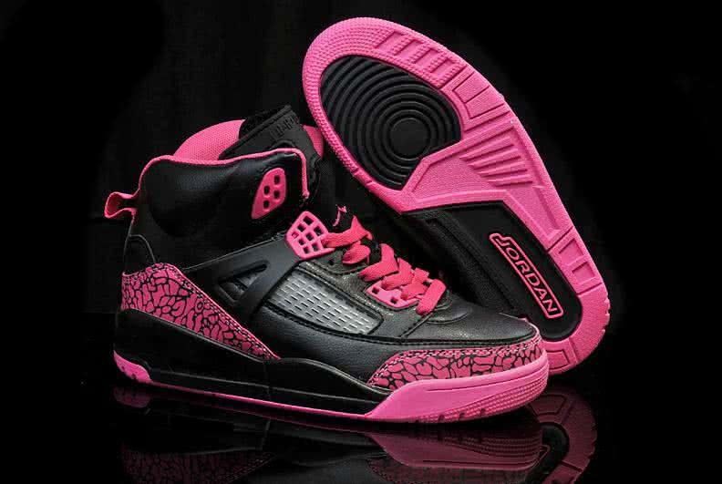 Air Jordan 3 Shoes Pink And Black Women 1