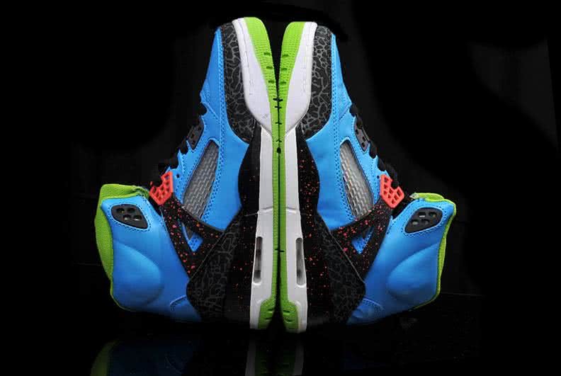 Air Jordan 3 Shoes Blue Green And Black Women 6