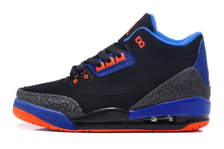 Air Jordan 3 Shoes Blue And Black Women 1