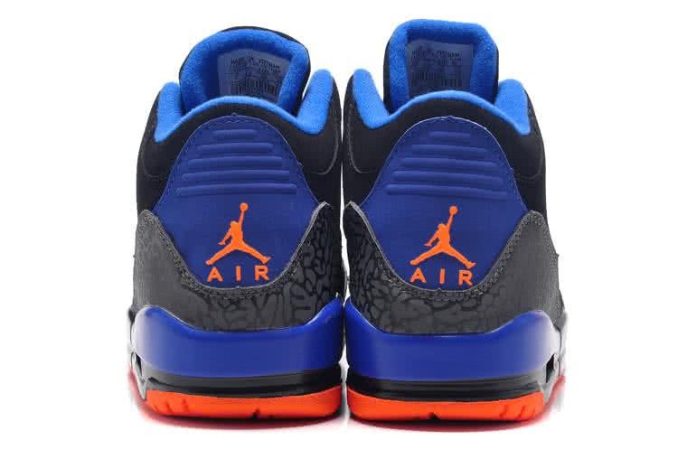 Air Jordan 3 Shoes Blue And Black Women 7