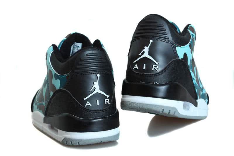 Air Jordan 3 Shoes Blue And Black Men 5