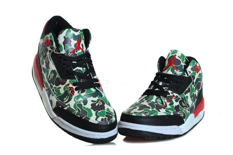 Air Jordan 3 Shoes Red And Black Men 4