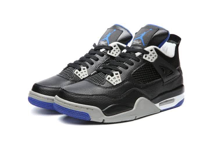 Jordan 4 Shoes Blue And Black Men 3