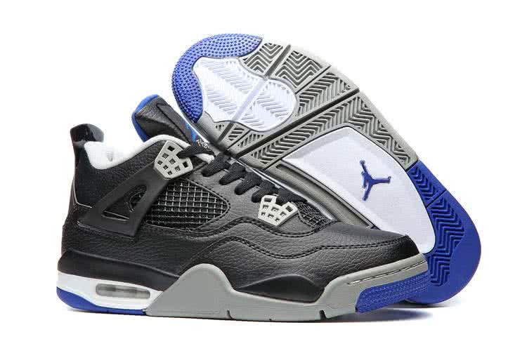 Jordan 4 Shoes Blue And Black Men 1