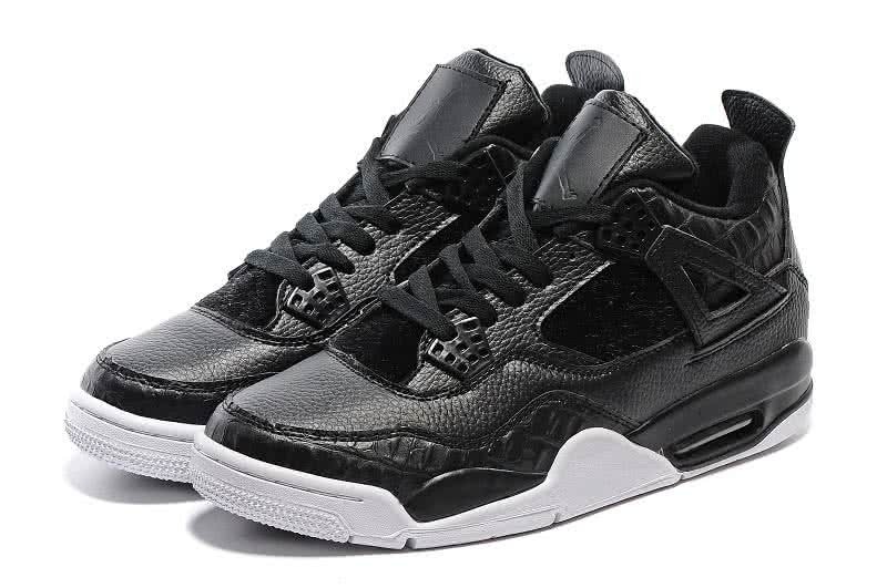 Air Jordan 4 Shoes Grey And Black Men 2