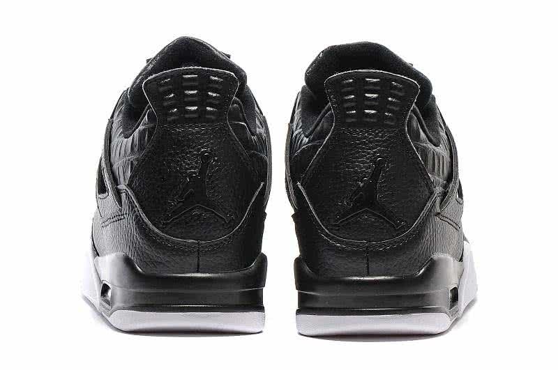 Air Jordan 4 Shoes Grey And Black Men 5