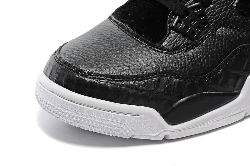 Air Jordan 4 Shoes Grey And Black Men 7