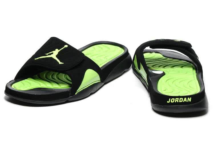 Air Jordan 4 Jordan Slipper Hydro IV Retro Green And Black Men 3