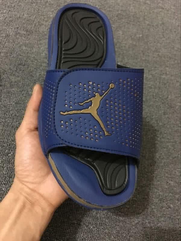 Air Jordan 5 Blue Slipper Men 2