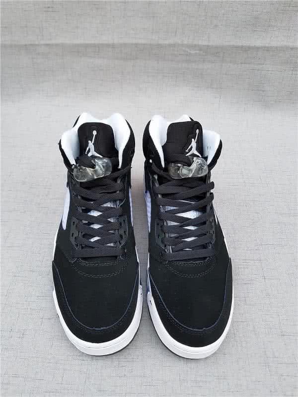 Air Jordan 5 Black And White Men 4