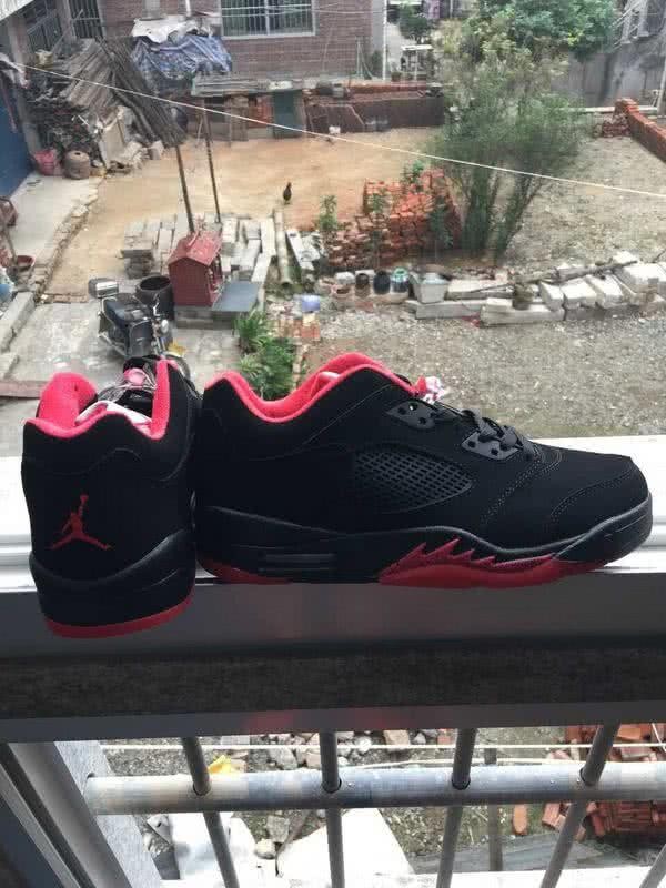 Air Jordan 5 Red And Black Men 2