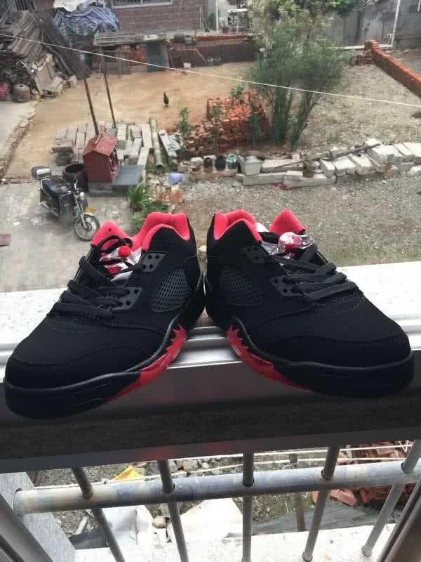 Air Jordan 5 Red And Black Men 3