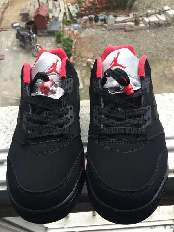 Air Jordan 5 Red And Black Men 4